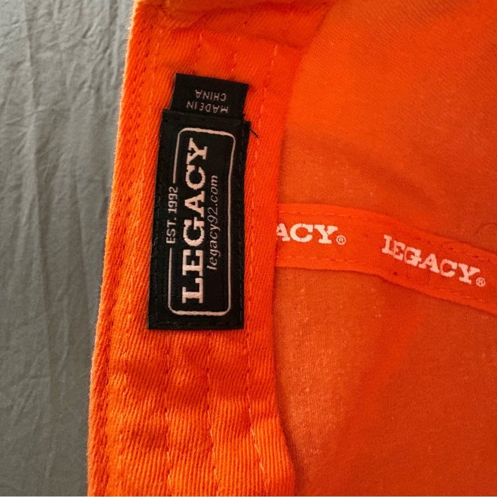 Legacy Hilton Head SC Orange Snapback Cap. OS. - Picture 7 of 8